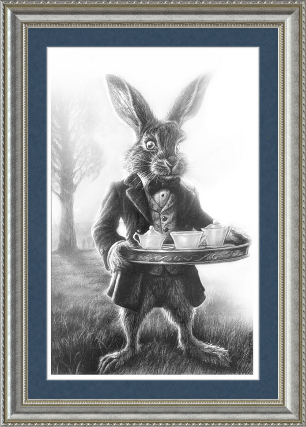 The March Hare (Drawing) Art Print