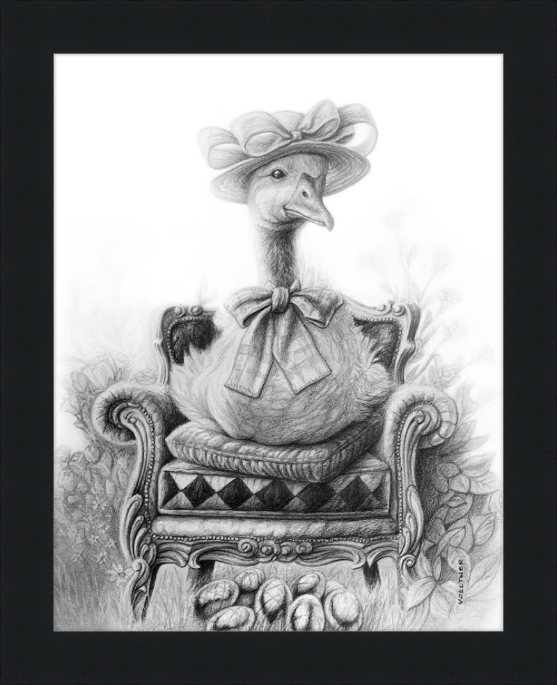 The Goose (Drawing) Art Print