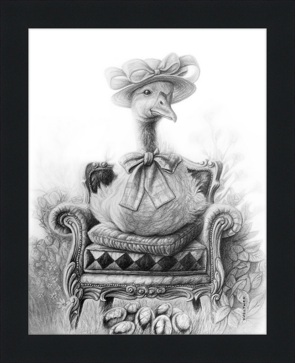 The Goose (Drawing) Art Print