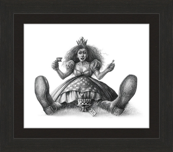 The Red Queen (Drawing) Art Print