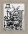 The White Rabbit (Drawing) Art Print