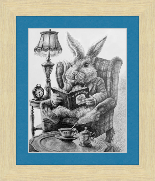 The White Rabbit (Drawing) Art Print