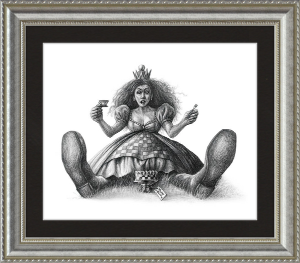 The Red Queen (Drawing) Art Print