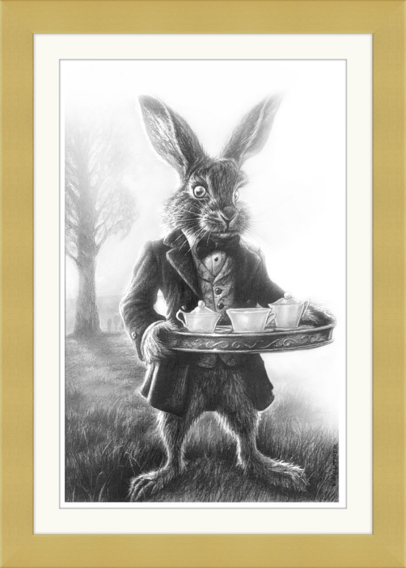 The March Hare (Drawing) Art Print