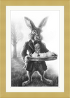 The March Hare (Drawing) Art Print