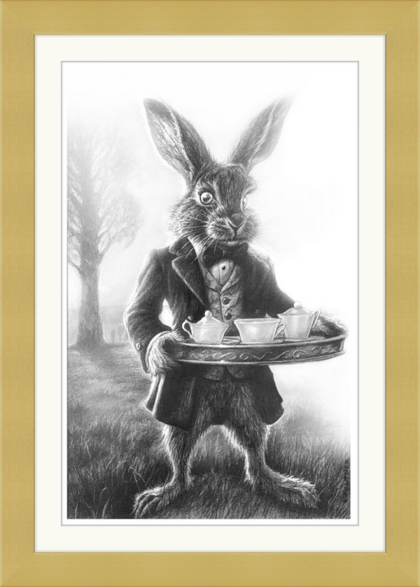 The March Hare (Drawing) Art Print