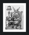 The White Rabbit (Drawing) Art Print