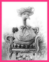 The Goose (Drawing) Art Print