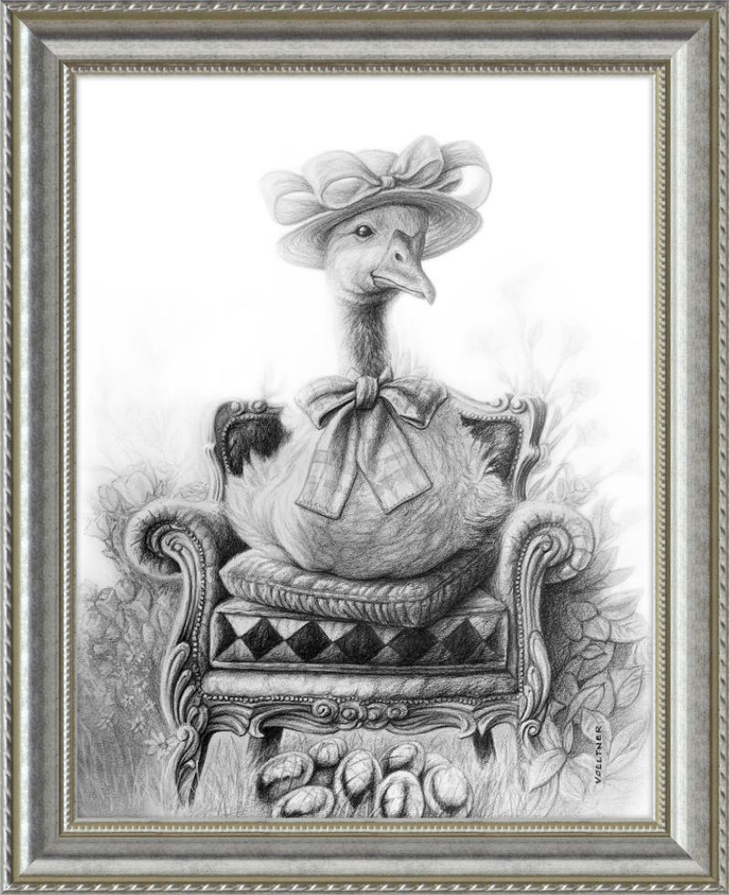 The Goose (Drawing) Art Print