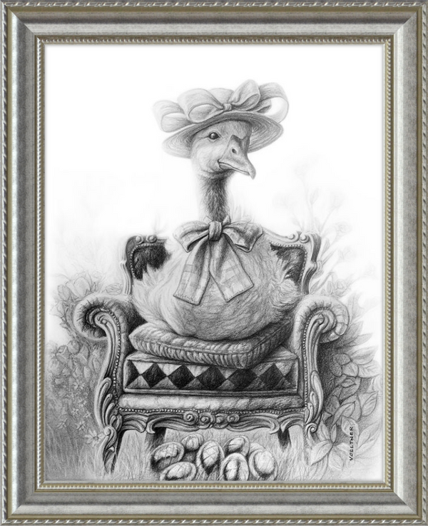 The Goose (Drawing) Art Print