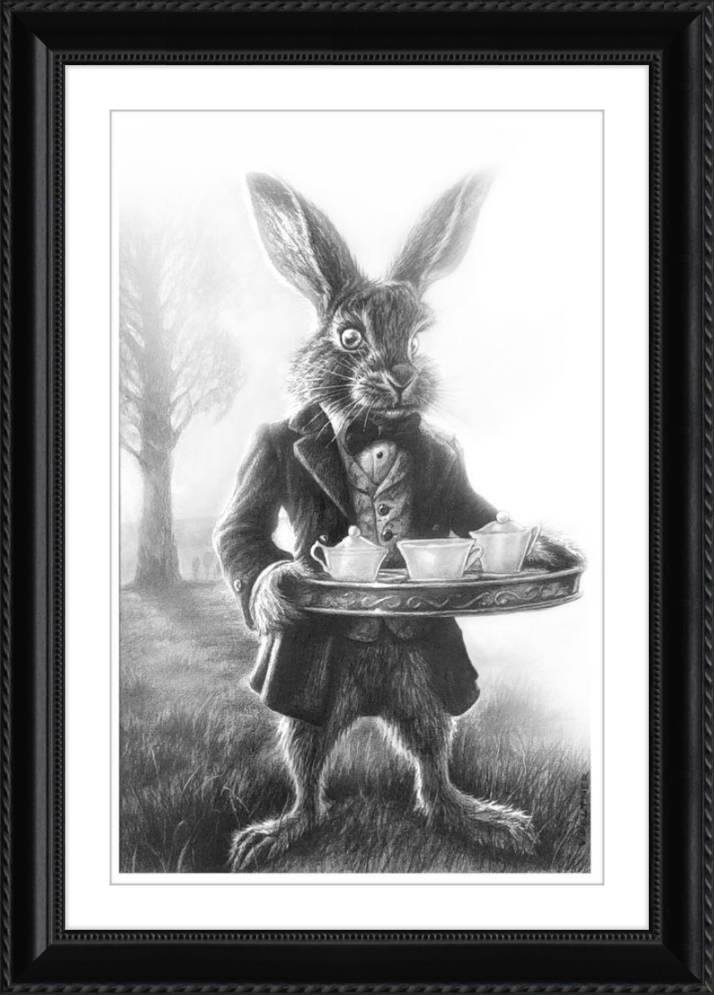 The March Hare (Drawing) Art Print