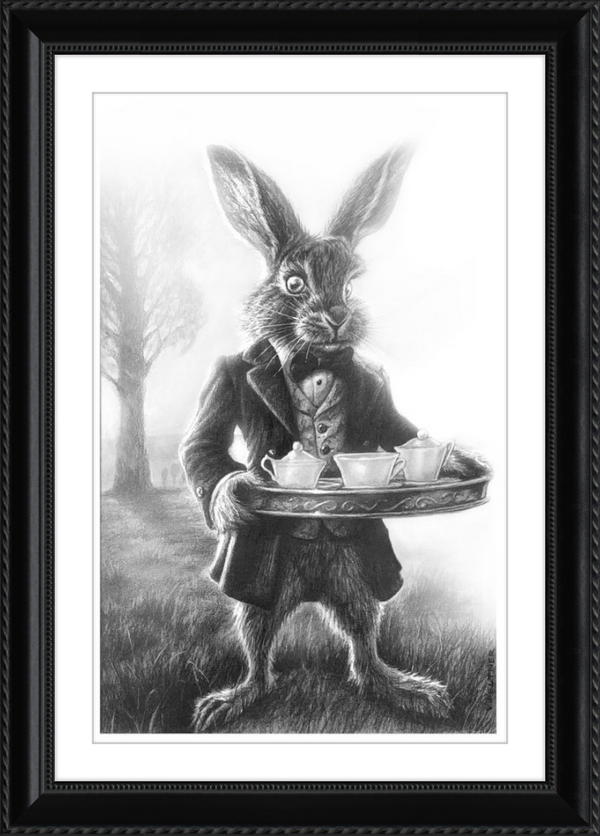 The March Hare (Drawing) Art Print