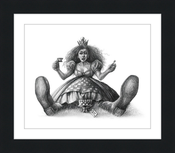 The Red Queen (Drawing) Art Print