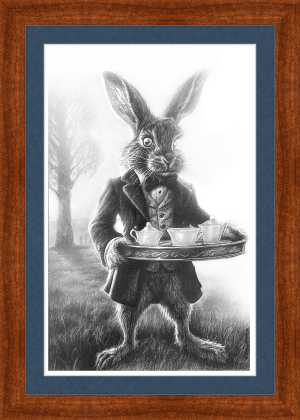 The March Hare (Drawing) Art Print