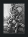 The Dormouse (Drawing) Art Print