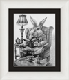 The White Rabbit (Drawing) Art Print
