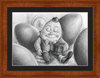 Humpty Dumpty (Drawing) Art Print
