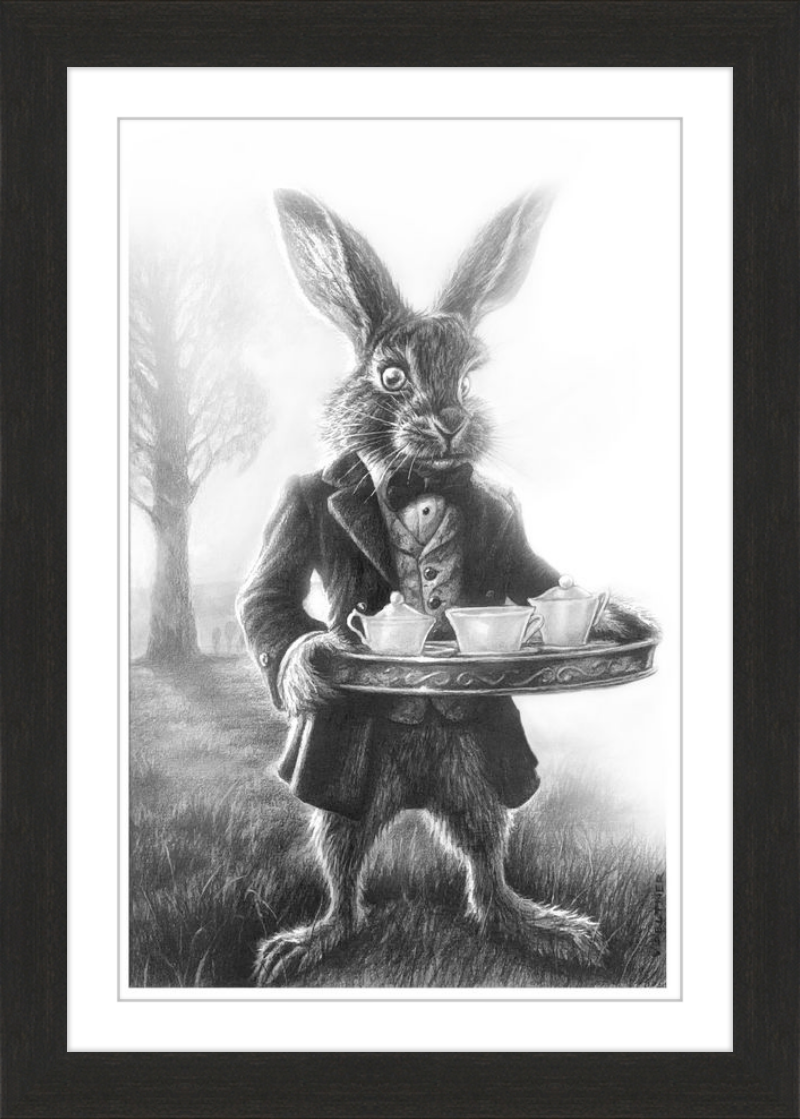 The March Hare (Drawing) Art Print