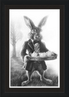 The March Hare (Drawing) Art Print