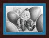 Humpty Dumpty (Drawing) Art Print