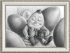 Humpty Dumpty (Drawing) Art Print