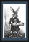 The March Hare (Drawing) Art Print