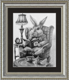 The White Rabbit (Drawing) Art Print