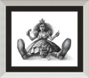 The Red Queen (Drawing) Art Print