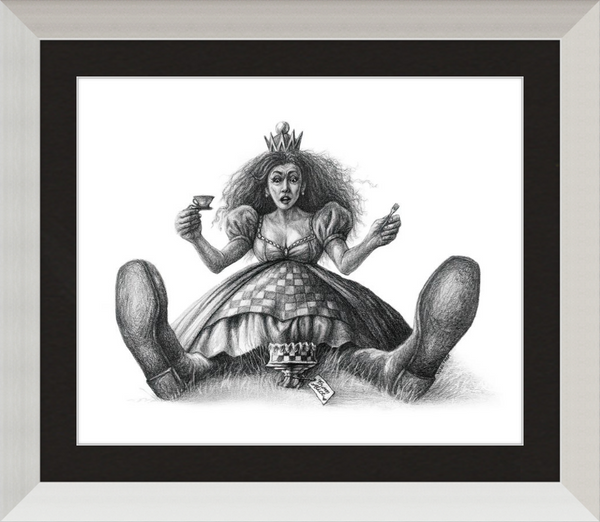 The Red Queen (Drawing) Art Print