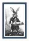 The March Hare (Drawing) Art Print