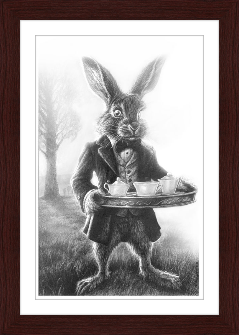 The March Hare (Drawing) Art Print