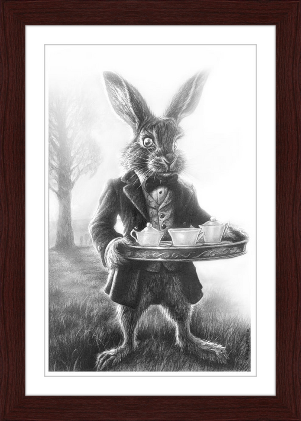 The March Hare (Drawing) Art Print