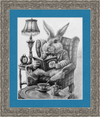 The White Rabbit (Drawing) Art Print