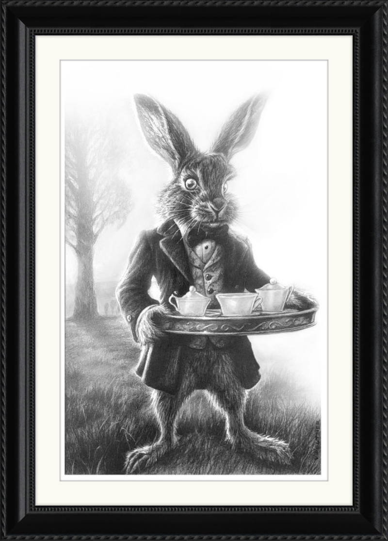 The March Hare (Drawing) Art Print