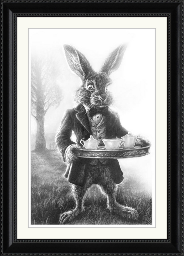 The March Hare (Drawing) Art Print