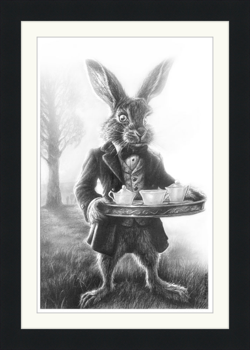 The March Hare (Drawing) Art Print