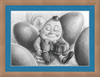 Humpty Dumpty (Drawing) Art Print