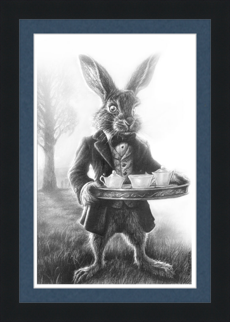 The March Hare (Drawing) Art Print