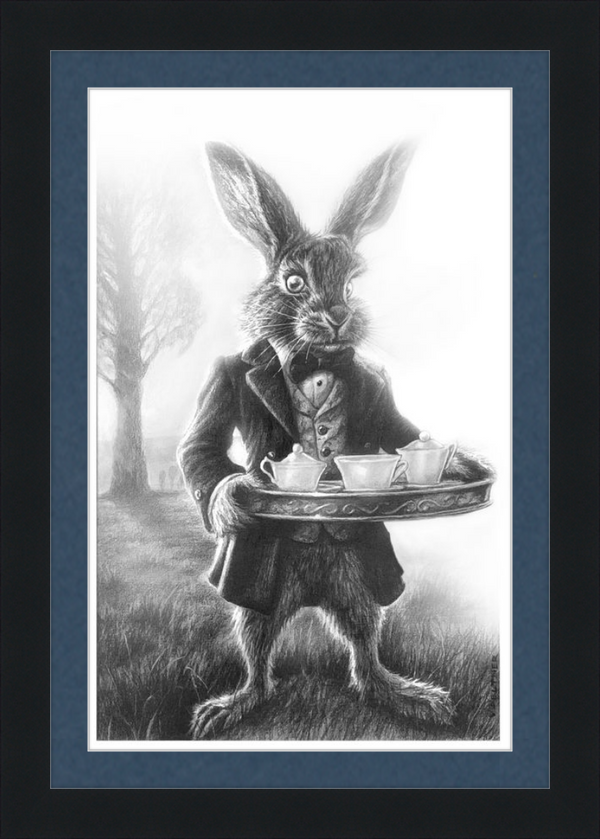 The March Hare (Drawing) Art Print