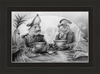 The Footmen (Drawing) Art Print