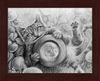 The Cheshire Cat (Drawing) Art Print