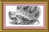 The Old Crab (Drawing) Art Print