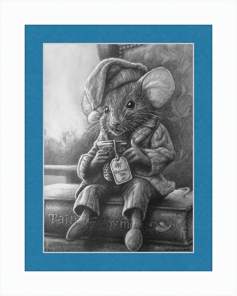 The Dormouse (Drawing) Art Print