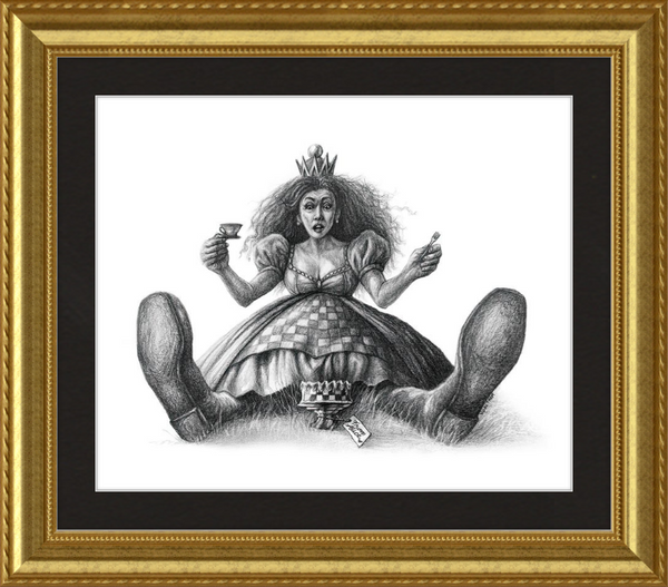 The Red Queen (Drawing) Art Print