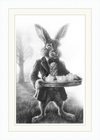 The March Hare (Drawing) Art Print