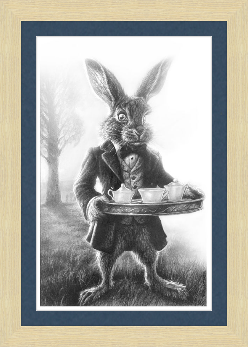 The March Hare (Drawing) Art Print