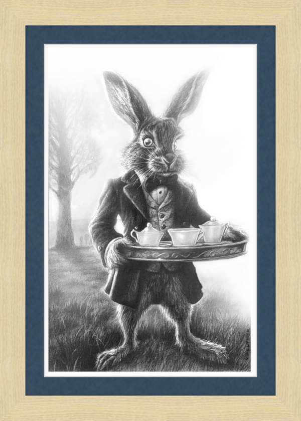 The March Hare (Drawing) Art Print