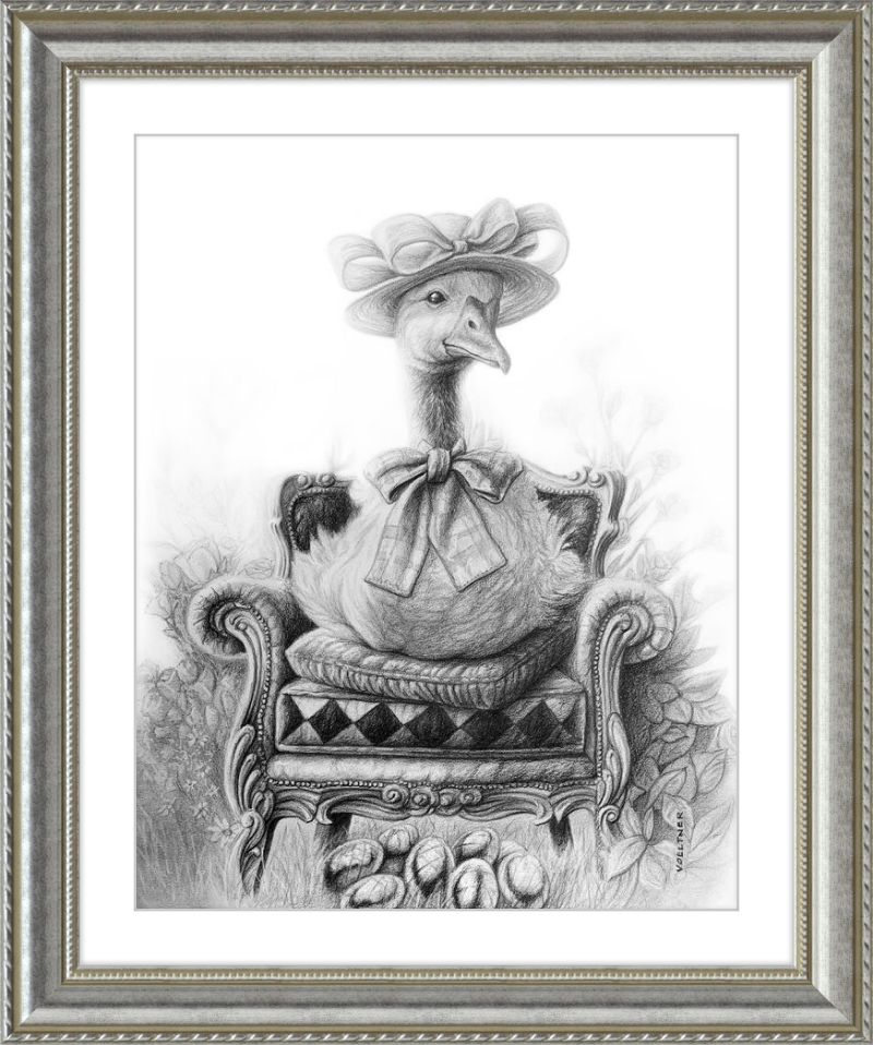 The Goose (Drawing) Art Print