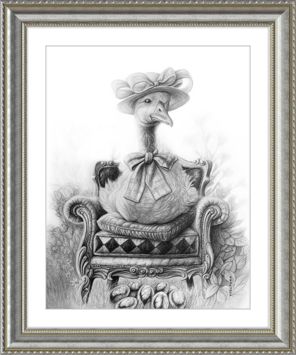 The Goose (Drawing) Art Print