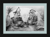 The Footmen (Drawing) Art Print